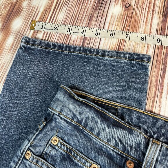 Vintage Y2K Old Navy BOOT CUT Size 16 Blue Mid Rise Jeans Denim Pants 36x31 - Picture 8 of 10